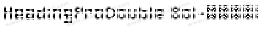 HeadingProDouble Bol字体转换